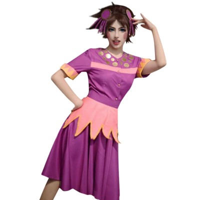Costume JoJos Bizarre Adventure Jojos Tequila Cosplay della ragazza Halloween