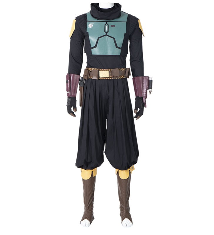 Star Wars Il Mandalorian Boba Fett Set Completo Costumi Cosplay Carnevale Halloween
