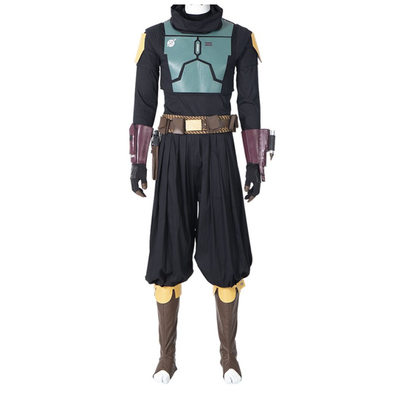 Star Wars Il Mandalorian Boba Fett Set Completo Costumi Cosplay Carnevale Halloween