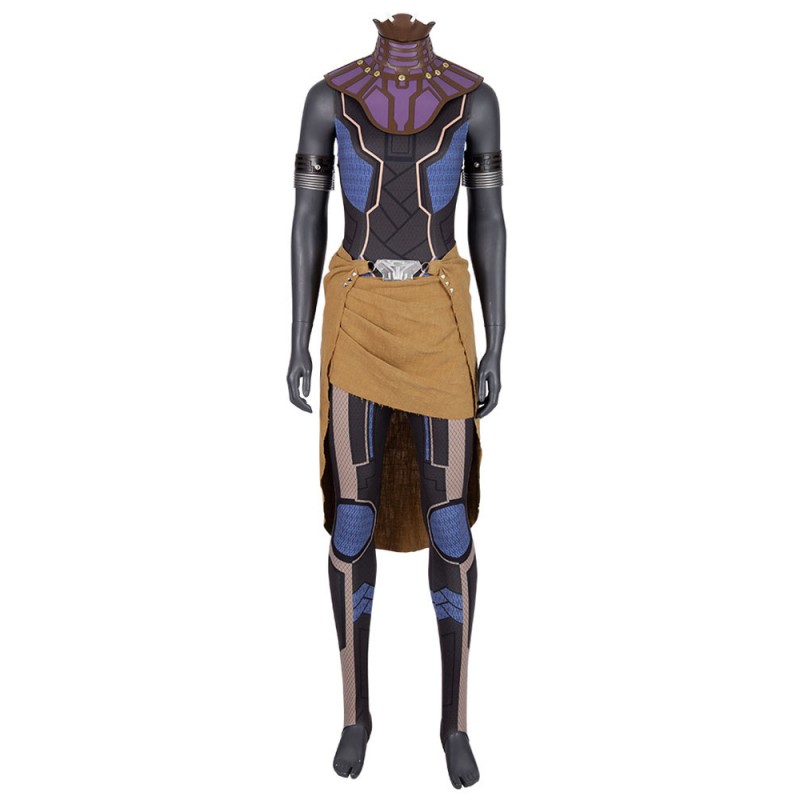 Cosplay di film nero brunastro vestito in ecopelle Pantera nera Shuri Marvel Comics Cosplay Halloween
