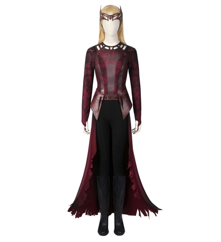 Marvel Comics Doctor Strange Film Scarlet Witch Wanda Django Maximoff Costumi Cosplay Carnevale