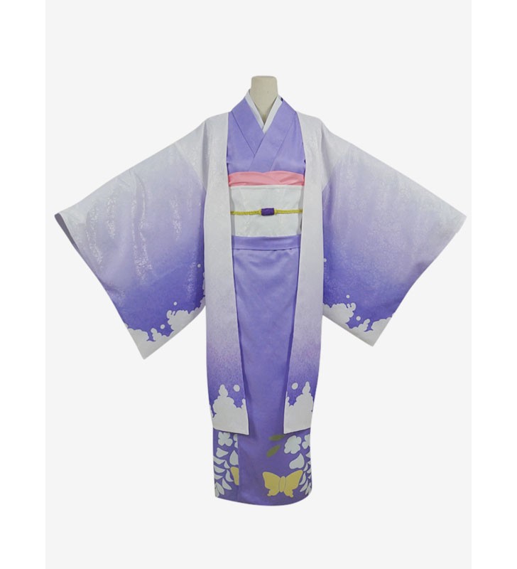 Demon Slayer: Kimetsu No Yaiba Cosplay Kochou Shinobu Costumi Cosplay Carnevale