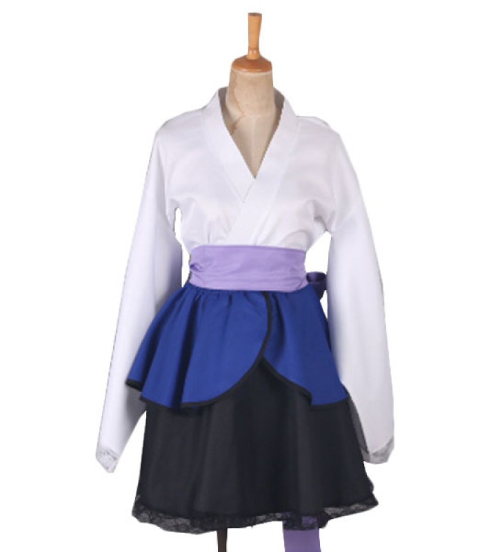 Naruto Shippuden Uchiha Sasuke Female Lolita Kimono Dress Anime Costumi Cosplay Carnevale Halloween