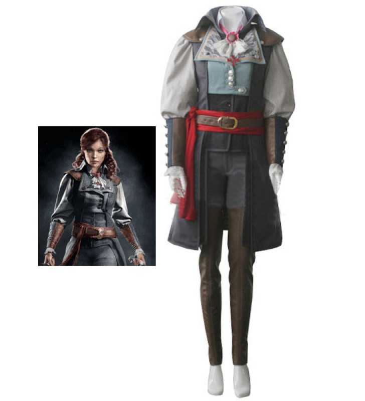 Ispirato dall'assassin's Creed Unity Elise Costume di Cosplay Carnevale Halloween