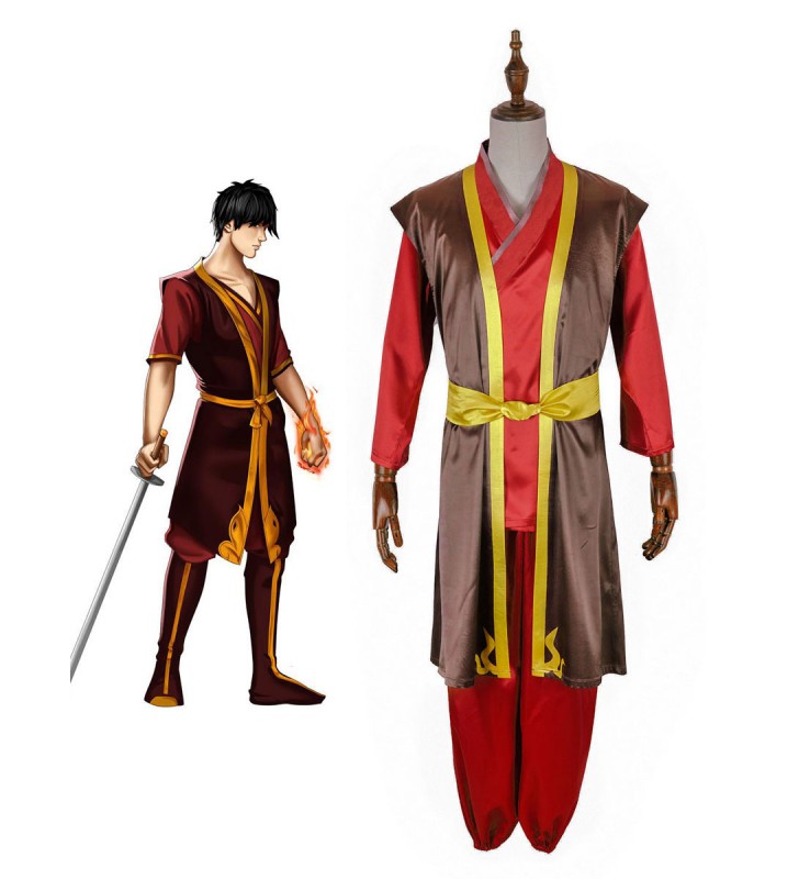 Avatar The Last Airbender Zuko Costumi Cosplay Halloween