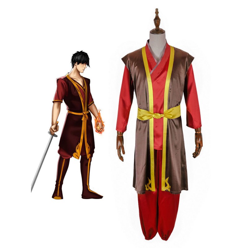 Avatar The Last Airbender Zuko Costumi Cosplay Halloween