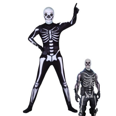 Skull Trooper Costume Fortnite Cosplay Body Gioco Costumi Cosplay Halloween