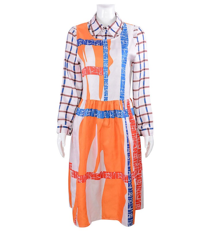 TV Drama Stranger Things Stagione 4 Eleven Shirt Dress Costumi Cosplay