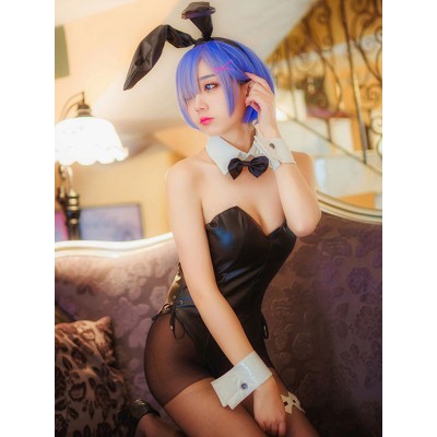 Costume Carnevale RE: ZERO Starting Life in Another World Rem set donna Anime Giapponese Re: Vita da capo in un mondo parallelo tuta Carnevale Halloween