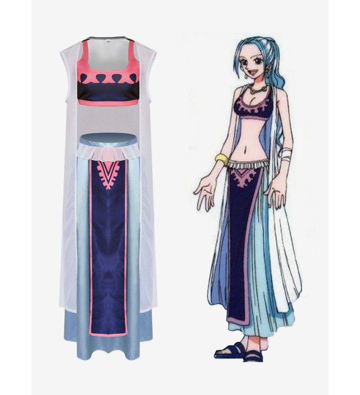 di un pezzo Costumi cosplay Vivi Costumi Cosplay