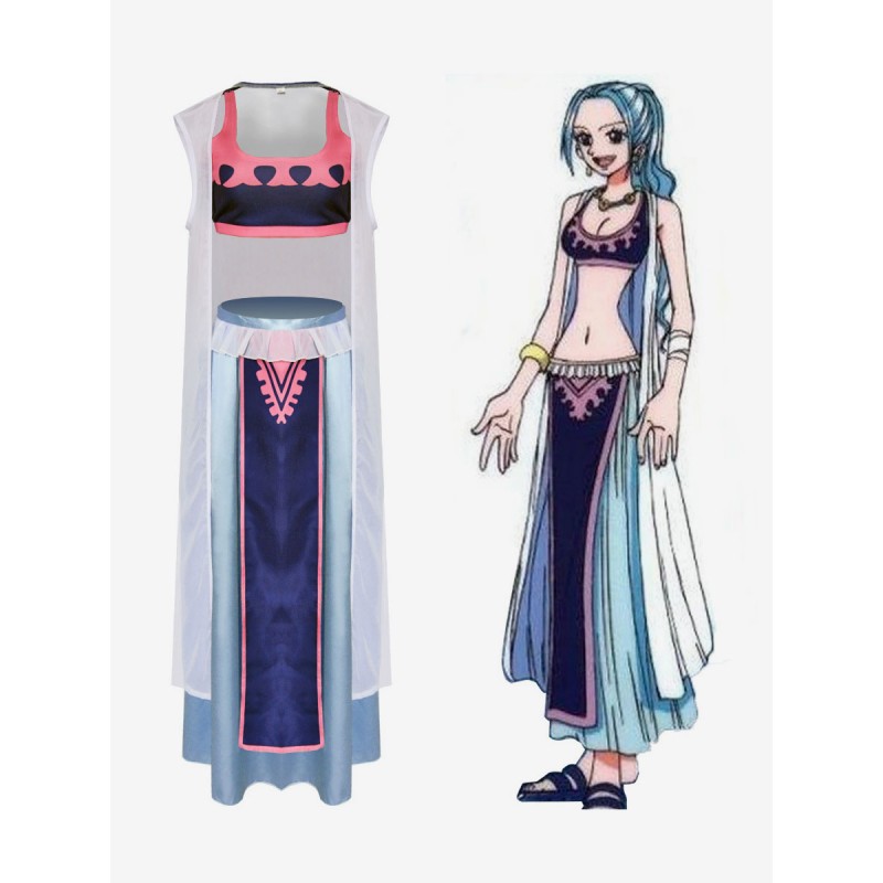 di un pezzo Costumi cosplay Vivi Costumi Cosplay