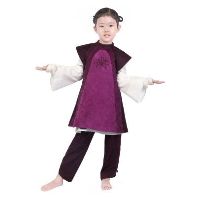 Costumi Cosplay di Star Wars ObiWan Kenobi Leia Organa Solo Kid Carnevale