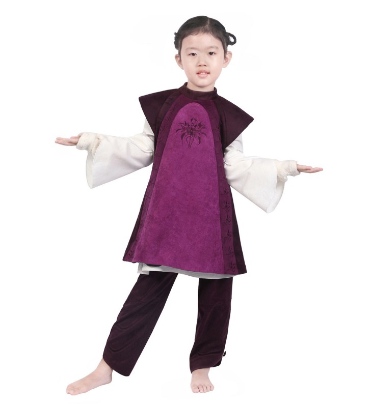 Costumi Cosplay di Star Wars ObiWan Kenobi Leia Organa Solo Kid Carnevale