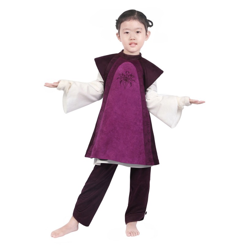 Costumi Cosplay di Star Wars ObiWan Kenobi Leia Organa Solo Kid Carnevale