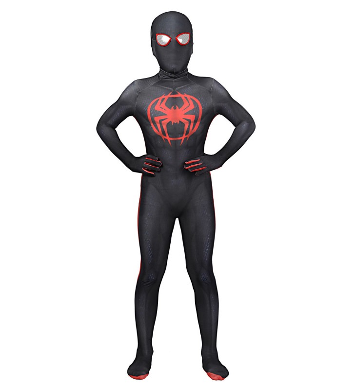 Spider Man Cosplay attraverso i costumi cosplay SpiderVerse Miles Morales SpiderMan Kid
