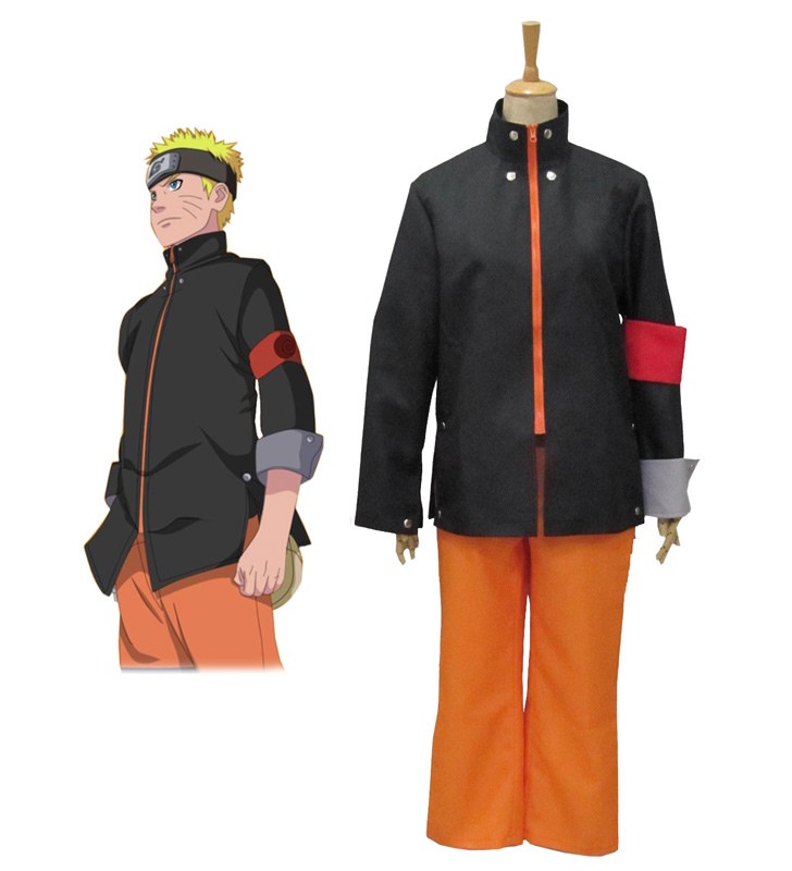 Costume Carnevale Naruto Naruto top guanti Carnevale Halloween
