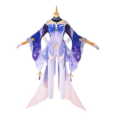 Genshin Impact Sangonomiya Kokomi Costume Mihoyo Gioco Set completo Costumi Cosplay Carnevale Halloween