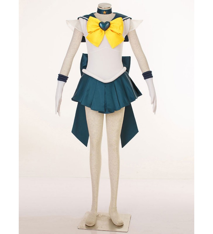 Costume Carnevale Sailor Moon Anime Giapponese Sailor Uranus fascia per la testaabitoguanticollettopapillionSpilla donna Costumi Cosplay Halloween