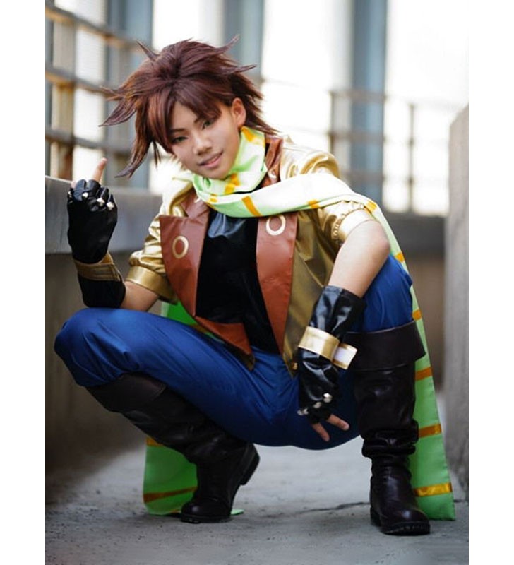 JoJos Bizarre Adventure Joseph Joestar Costumi Cosplay Carnevale Halloween