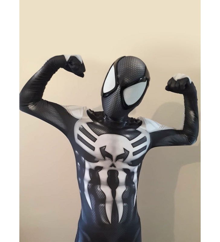 Spider Man Cosplay SpiderMan Symbiotes Costumi Abito nero Carnevale Halloween