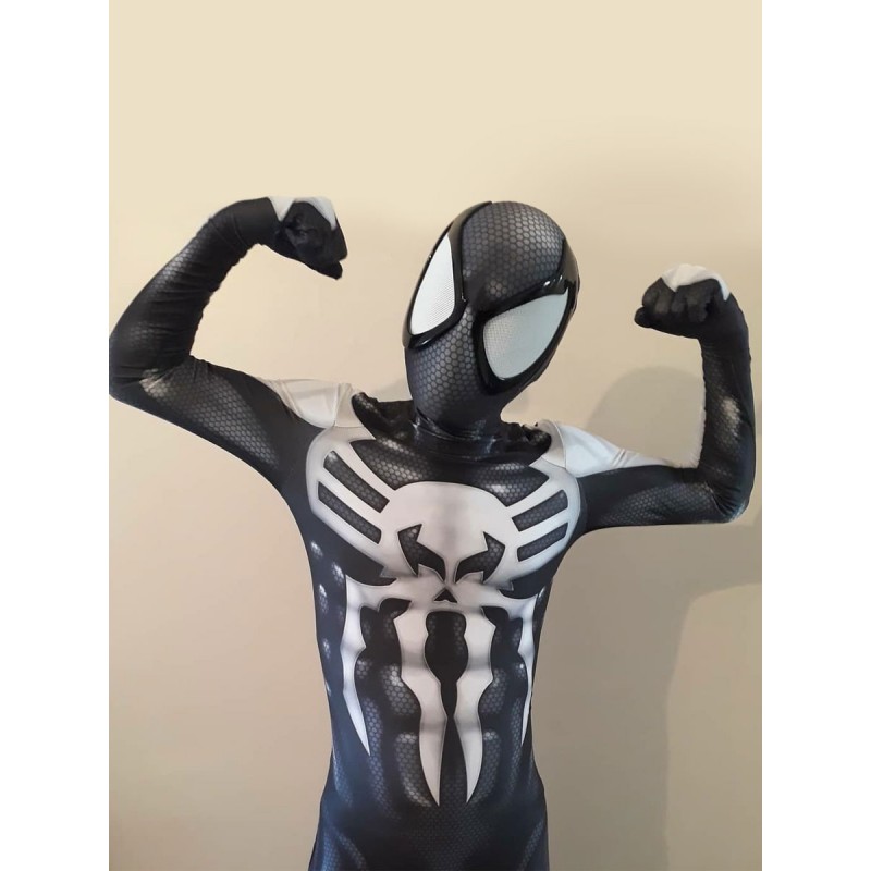 Spider Man Cosplay SpiderMan Symbiotes Costumi Abito nero Carnevale Halloween