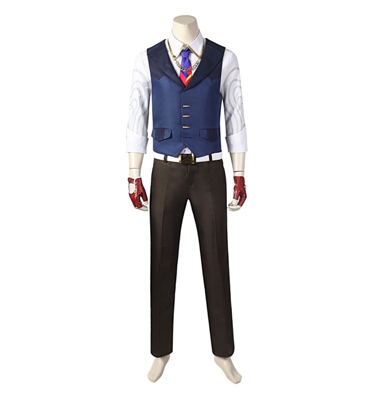 Gioco Valorant Chamber Uniforme Giacca Cappotto Camicia Gilet Pantalone Felpa Outfit Party Suit Costumi Cosplay Carnevale Halloween