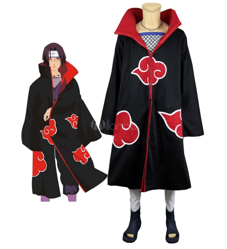 Naruto Uchiha Itachi Akatsuki Costumi Cosplay Halloween