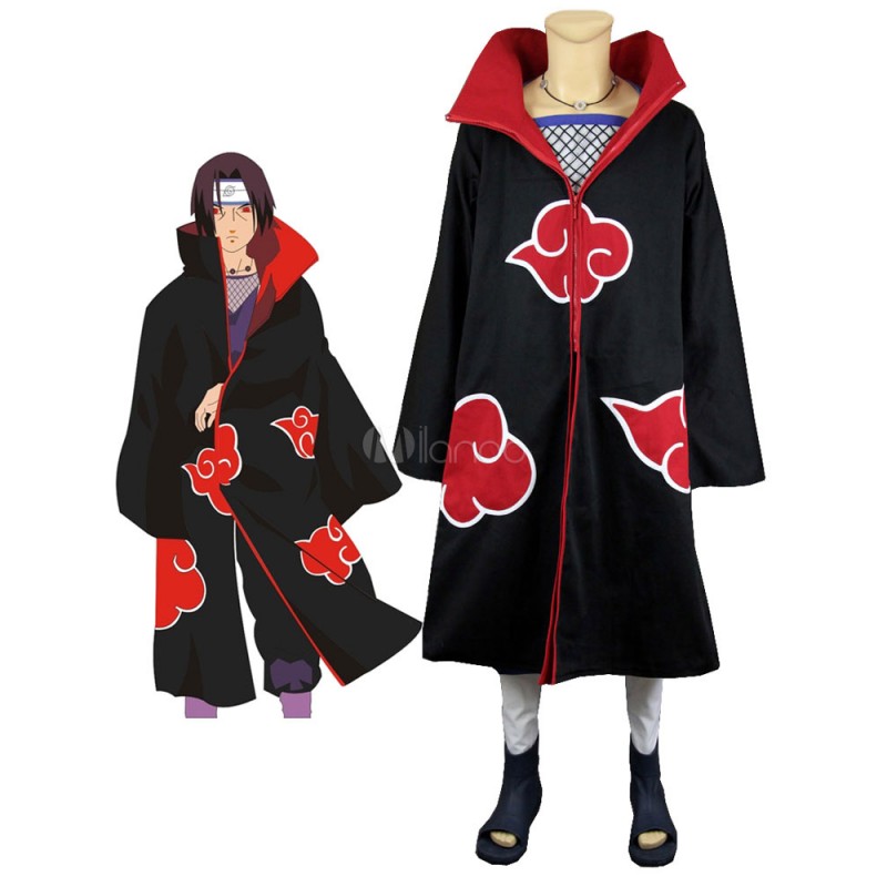 Naruto Uchiha Itachi Akatsuki Costumi Cosplay Halloween