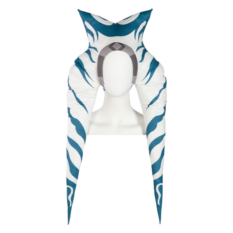 Star Wars Cosplay Film Cappuccio bianco Fibra di poliestere Cappuccio in poliestere Movie TV Drama Costumi Cosplay Halloween