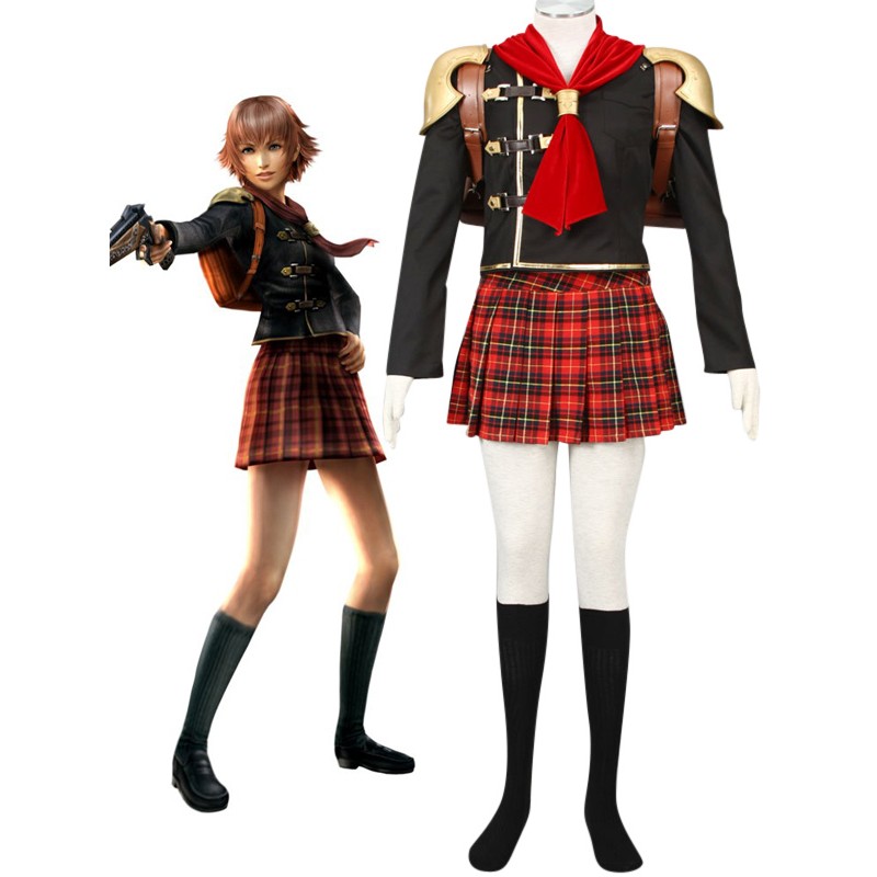 Final Fantasy Type0 Suzaku affacciava classe Zero no. 4 soddisfare Costumi Cosplay Carnevale Halloween