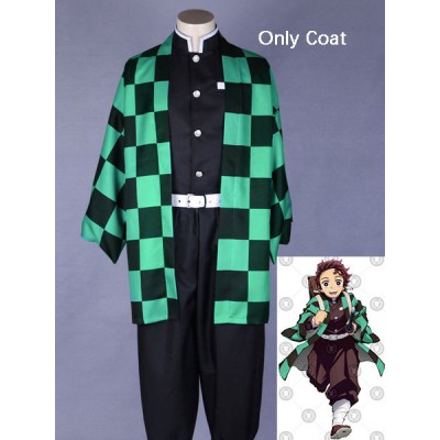 Demon Slayer: Kimetsu No Yaiba Kamado Tanjirou Kimono Anime Four Piece Set Deluxe Edition Costumi Cosplay