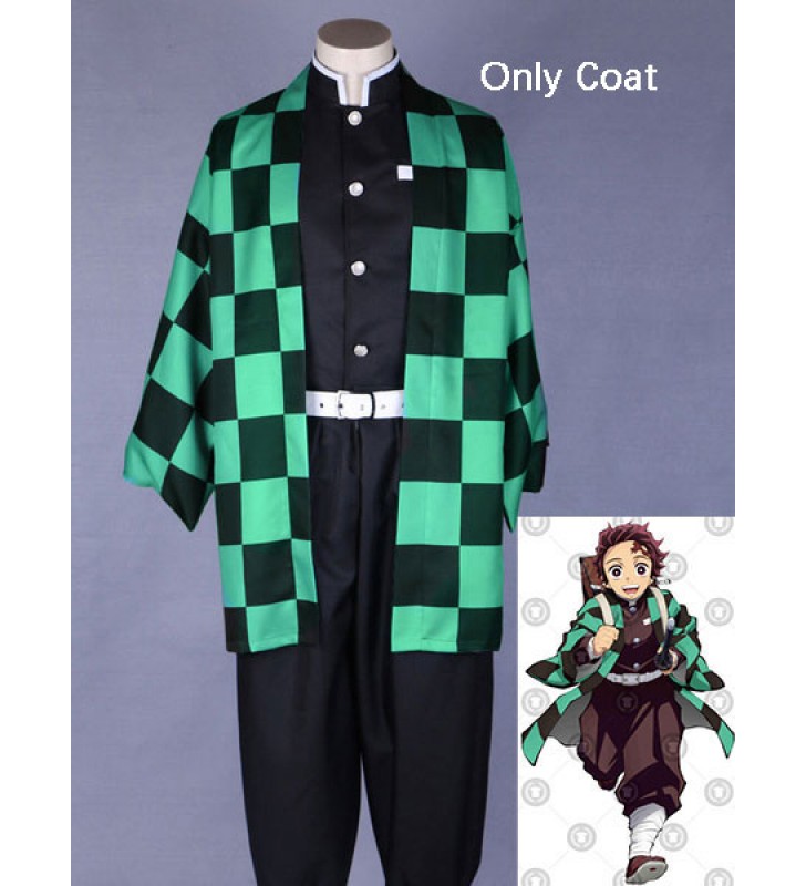 Demon Slayer: Kimetsu No Yaiba Kamado Tanjirou Kimono Anime Four Piece Set Deluxe Edition Costumi Cosplay