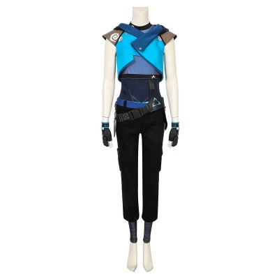 Valorant Jett Outfit Costumi Cosplay Carnevale Halloween