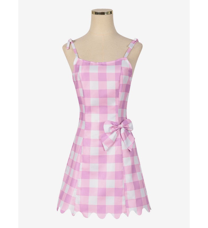 Barbie Movie Cosplay Barbie Cosplay Abito rosa Carnevale