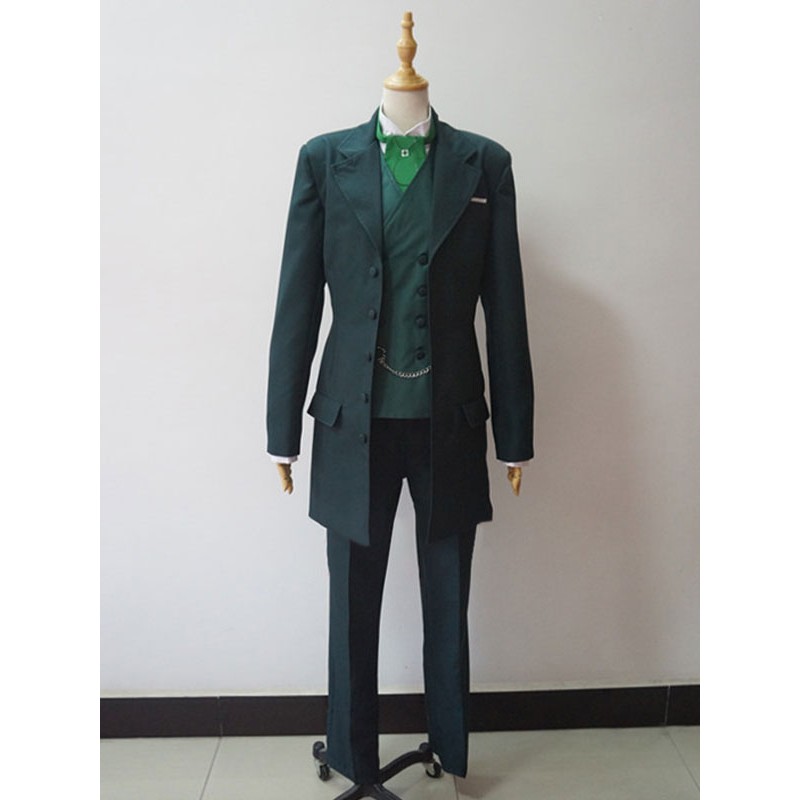 Moriarty The Patriot Albert James Moriarty Ink Green Blazer Suit Set completo Costumi Cosplay Halloween