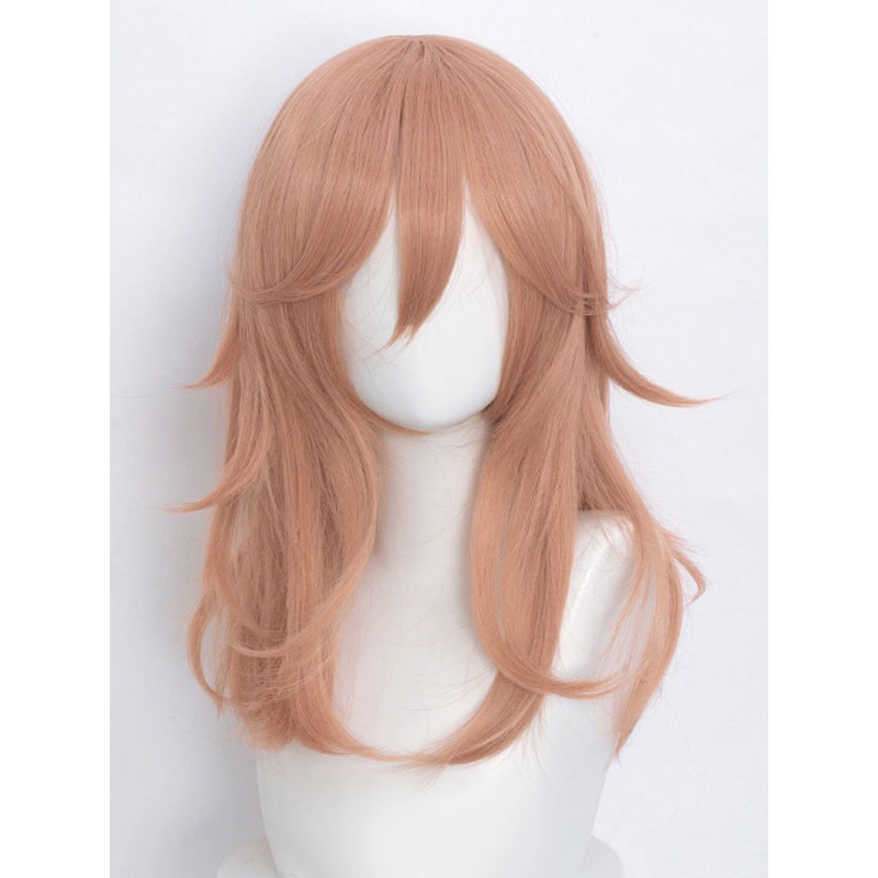 Chainsaw Man Angelo arancione Parrucca Cosplay Fibra resistente al calore Riccioli alle estremità Parrucche Cosplay Anime giapponesi Carnevale